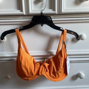 NEW Panache Orange Bikini Top US36DDD/UK36E